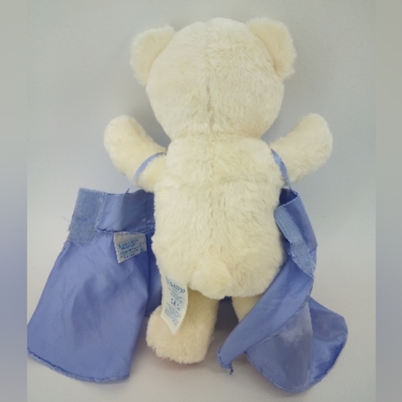 Build a Bear Lil Caramel Club Bonus Cream Red Paws Inc Formal Purple Gown Dress - Picture 4 of 6